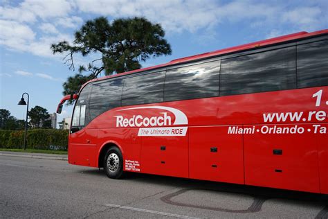 red coach bus west palm beach